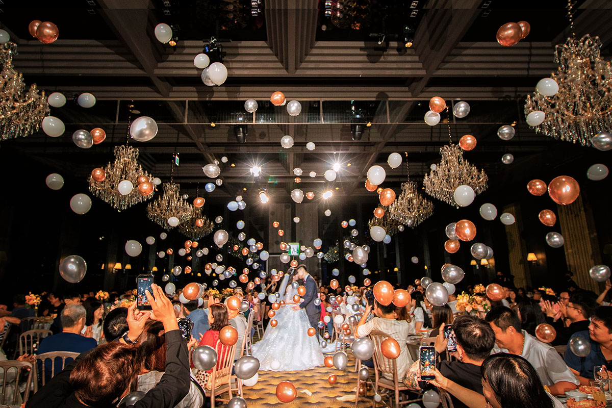 [婚攝] 婚禮紀錄|高雄萊特薇庭晨星廳 |婚攝推薦|空爆氣球|婚攝傑克 瑋 & 珊